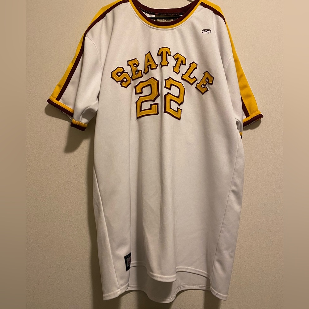 Vintage Elgin Baylor Seattle University Throwback Basketball Jersey Mens Sz 3XL